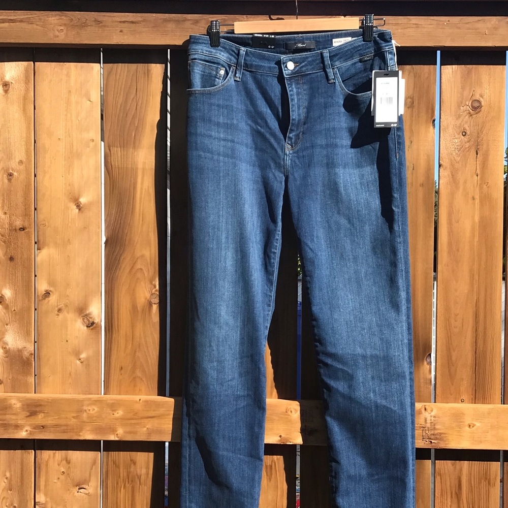 NWT MAVI KENDRA HIGH RISE STRAIGHT LEG INDIGO